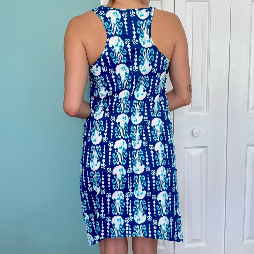 Lilly Pulitzer Blue and White Swim Coverup - Picture 5 of 7